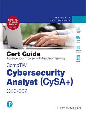 cover image of CompTIA Cybersecurity Analyst (CySA+) Cert Guide 2nd Ed (CS0-002) uCertify Labs Access Code Card